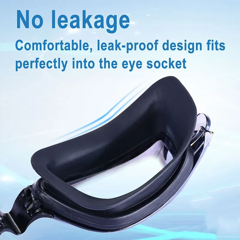 HD Anti-Fog Silicone Swimming Goggles for Adults - Electroplated Lenses, Waterproof, Comfortable Fit, Universal Design for Clear Vision showcase 4