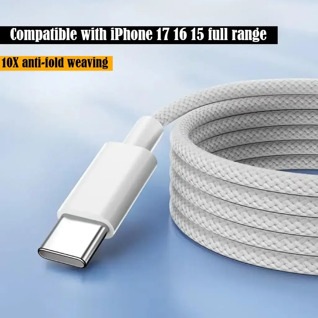 60W USB C to USB C Cable for Fast Charging Laptops, Tablets, Phones - 480Mbps Data Transfer, PD 60W, MacBook Compatible thumbnail 4