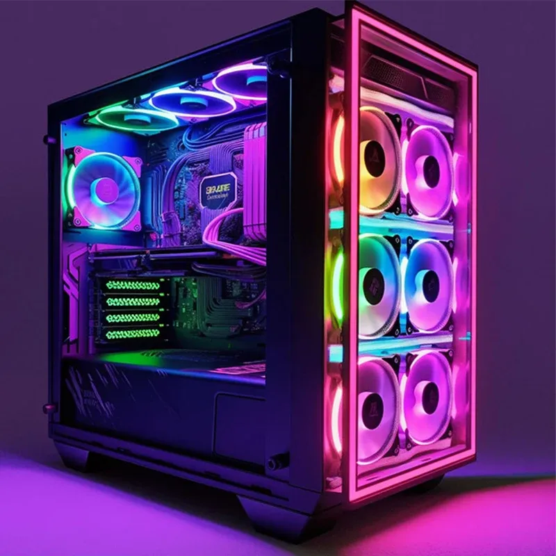Universal ARGB Controller Hub 5V 3PIN for PC Case Cooling Fans & Light Strips - SignalRGB OpenRGB Compatible thumbnail 3