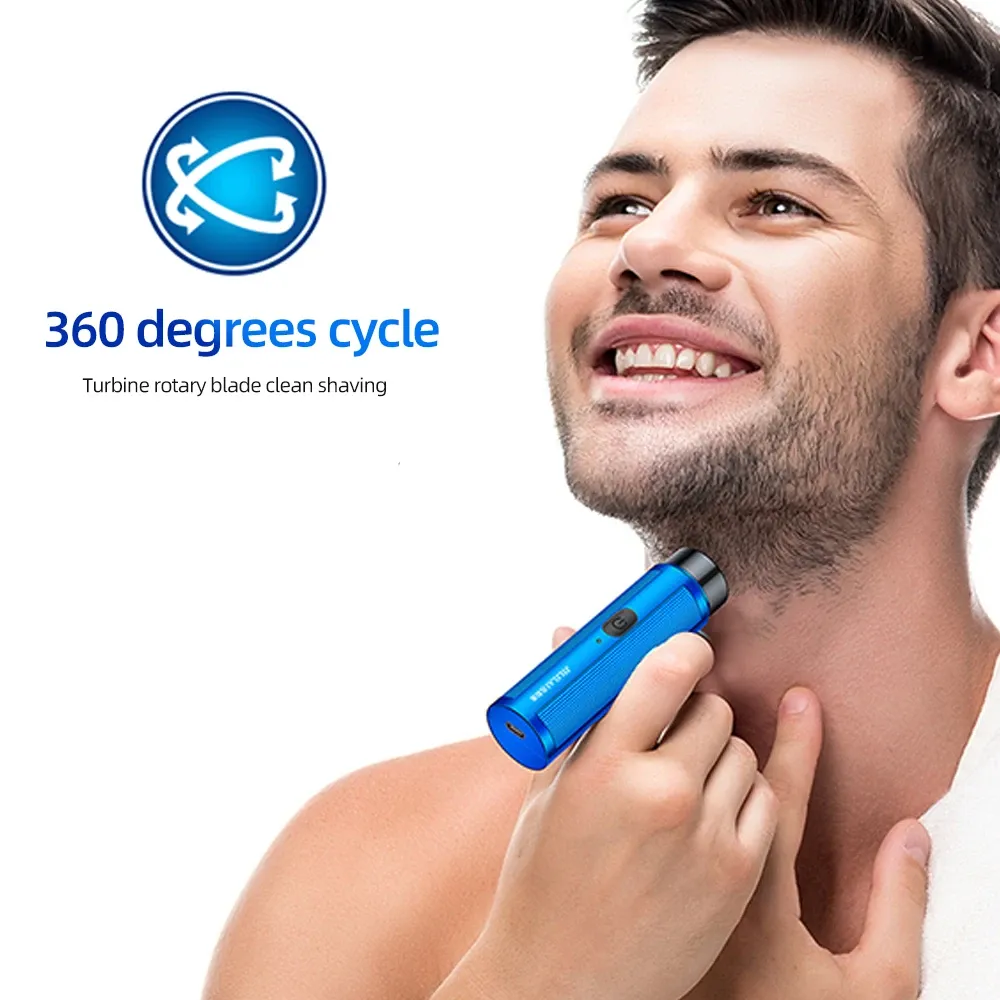 Portable Mini Electric Shaver for Men & Women, Rechargeable Razor with LED Display, 2-Hour Charge for 60 Min Use, Compact & Washable Design for Travel & Home showcase 14