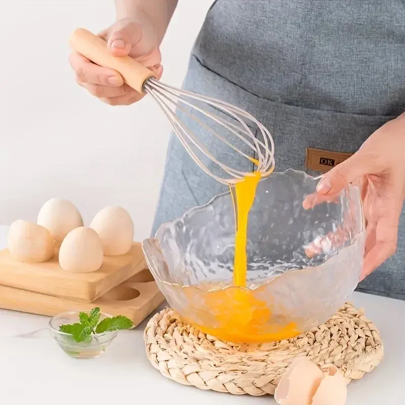 12-Piece Silicone Kitchen Utensil Set with Wooden Handles - Non-Stick Spatula & Spoon Cooking Tools, Heat-Resistant & Durable for Everyday Cooking thumbnail 3