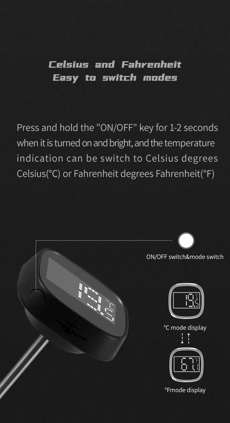 MHW-3BOMBER Digital Food Thermometer - Instant Read 0.1°C Accuracy for Cooking, BBQ, Camping, Barista Coffee, Kitchen Accessories showcase 11
