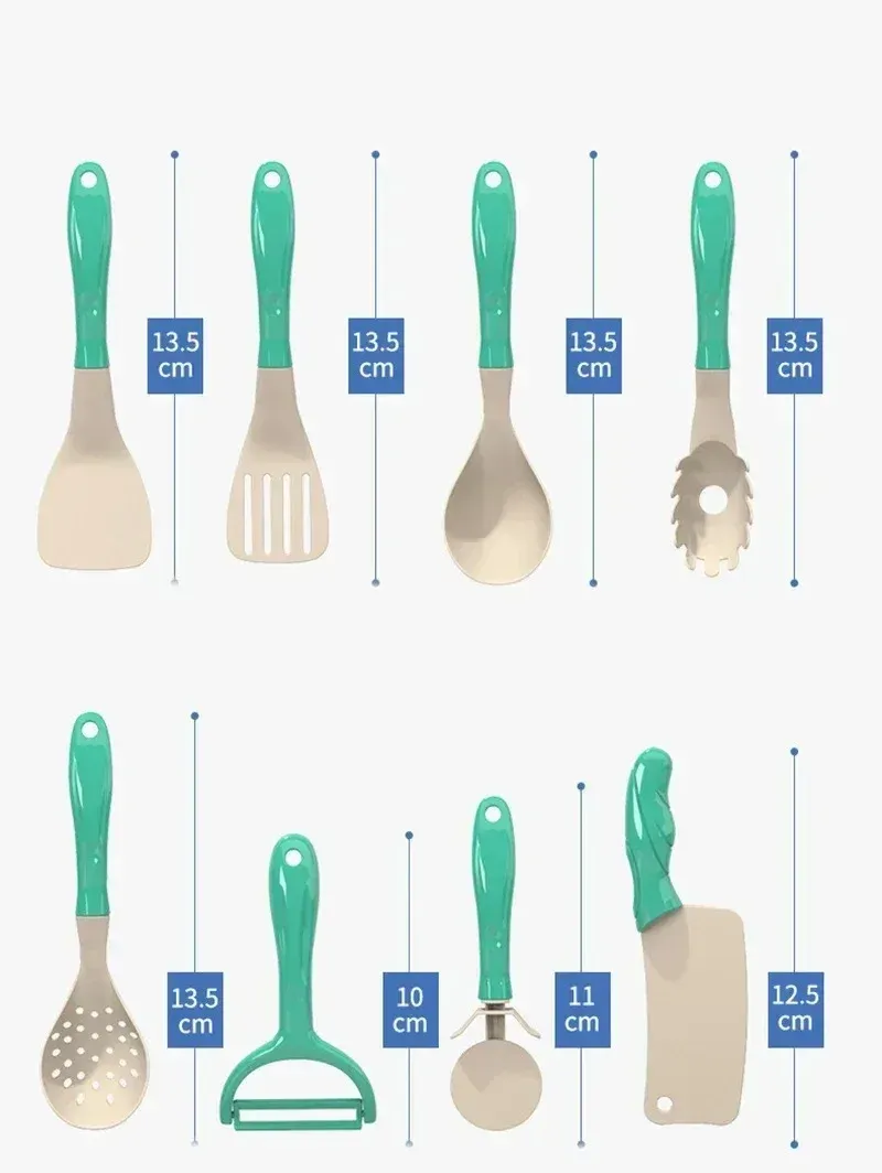Kids Play Kitchen Toy Set - 92/69/59 PCS Pretend Food Cooking Accessories Kit with Pots, Pans, Utensils & Realistic Food for Toddlers, Girls & Boys - Educational Role Play Gift showcase 14