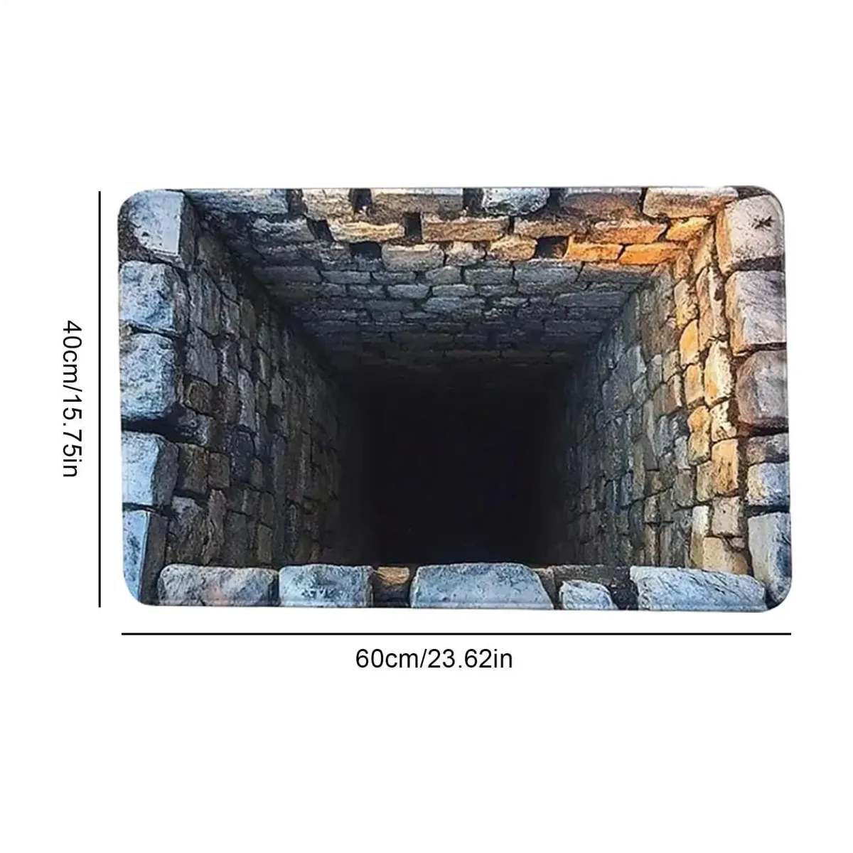 3D Optical Illusion Rugs - Anti-Slip Hole Doormat for Christmas, Halloween, Bedroom, Living Room, Bathroom Decor showcase 10