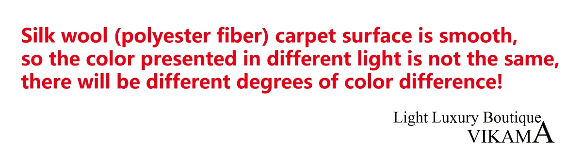 VIKAMA Tie-Dye Silk Wool Rug - Washable, Non-Slip Carpet Mat for Children's Room, Living Room, Bedroom showcase 16