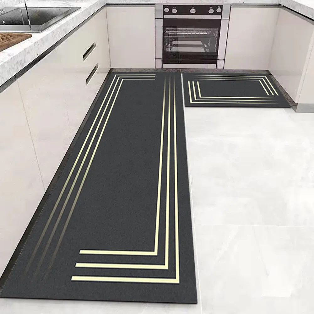 Soft Washable Carpet Anti-Slip Floor Mat for Kitchen, Bedroom, Living Room, Hallway, Bedside Area Rug, Bathroom Entrance Doormat showcase 2