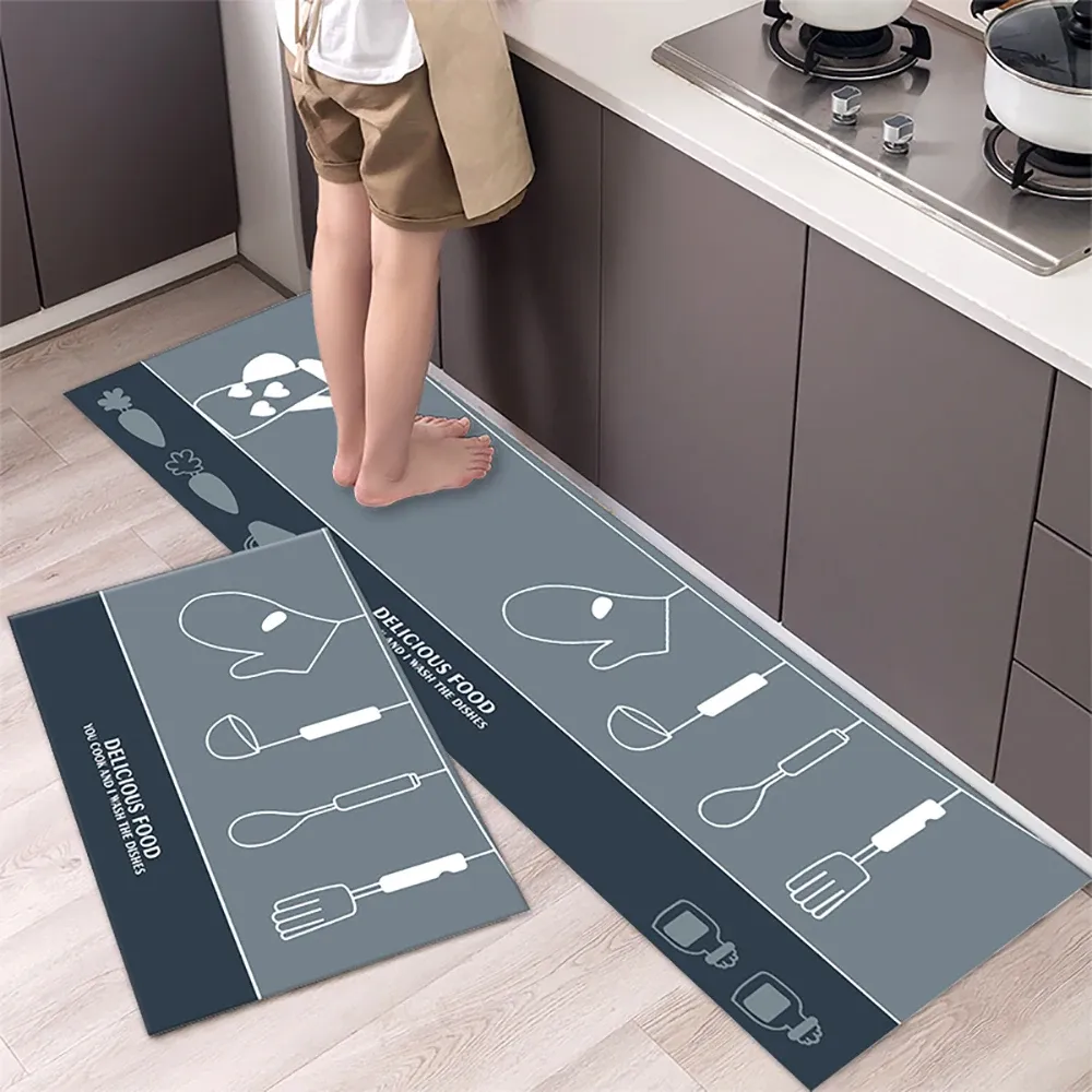 Soft Washable Carpet Anti-Slip Floor Mat for Kitchen, Bedroom, Living Room, Hallway, Bedside Area Rug, Bathroom Entrance Doormat showcase 9