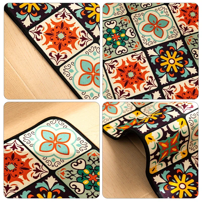 Soft Washable Carpet Anti-Slip Floor Mat for Kitchen, Bedroom, Living Room, Hallway, Bedside Area Rug, Bathroom Entrance Doormat showcase 14