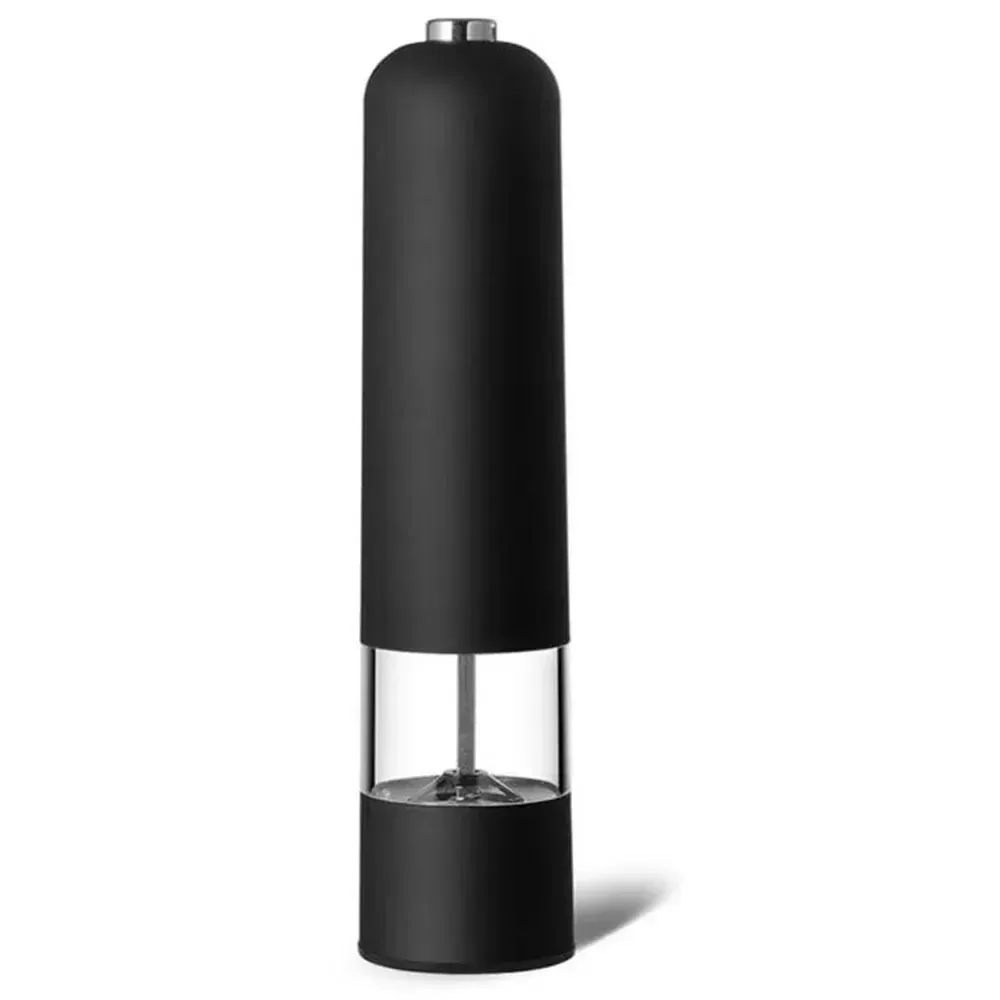 Electric Automatic Pepper Salt Grinder with LED Light - Adjustable Coarseness Spice Mill for Kitchen Cooking, Durable Plastic, Battery Operated thumbnail 3