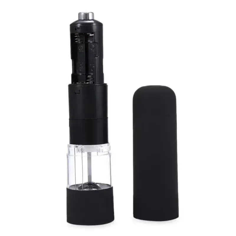 Electric Automatic Salt and Pepper Grinder Set with Adjustable Coarseness and LED Light - Stainless Steel & ABS Kitchen Cooking Tool thumbnail 5