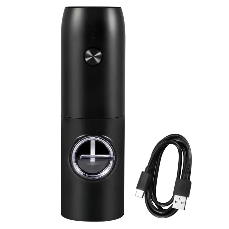 Electric Automatic Salt and Pepper Grinder Set with LED Light - Adjustable Coarseness Spice Mill for Kitchen Use showcase 17
