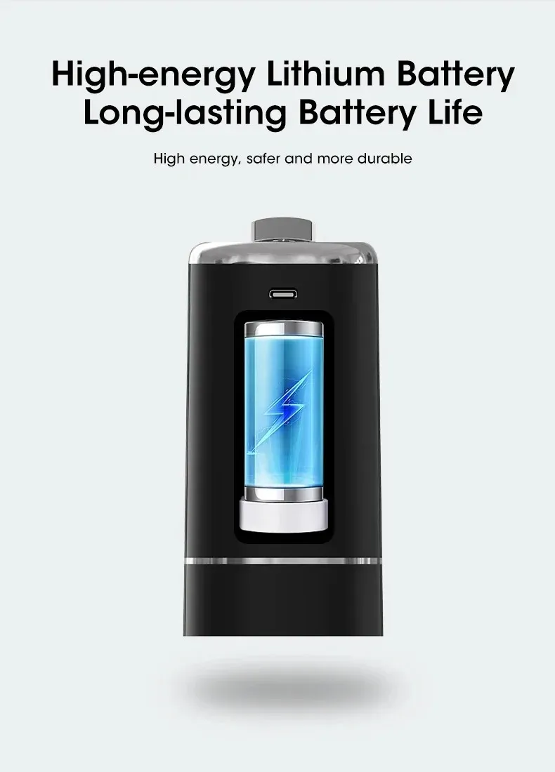 Portable Electric Water Dispenser Pump - USB Rechargeable, Foldable Design, Food-Grade Material, 1200mAh Battery for Home & Travel showcase 9