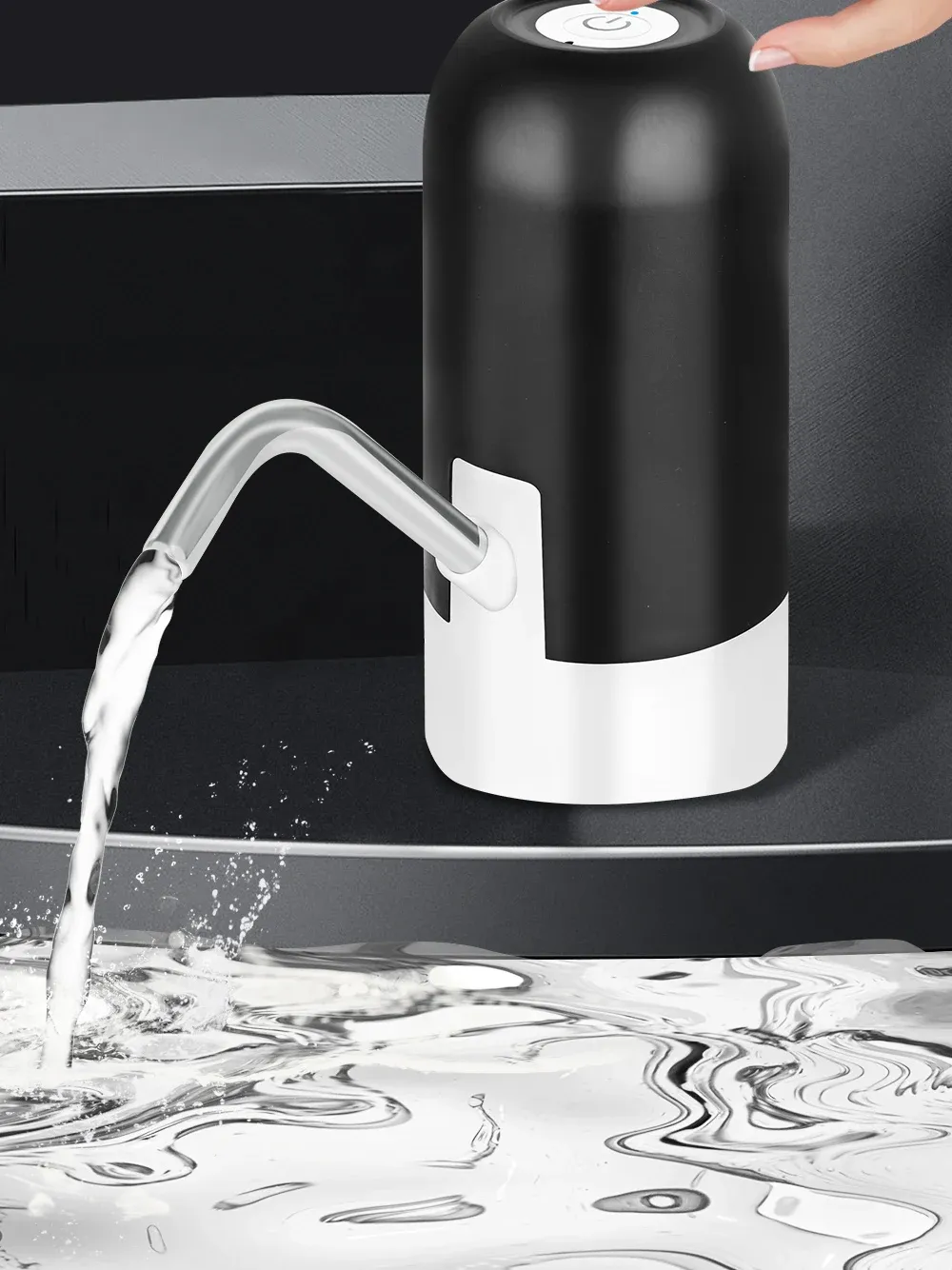 5 Gallon Automatic Water Bottle Dispenser Pump, USB Rechargeable Electric Drinking Water Pump for Home, Office, Outdoor Camping showcase 5