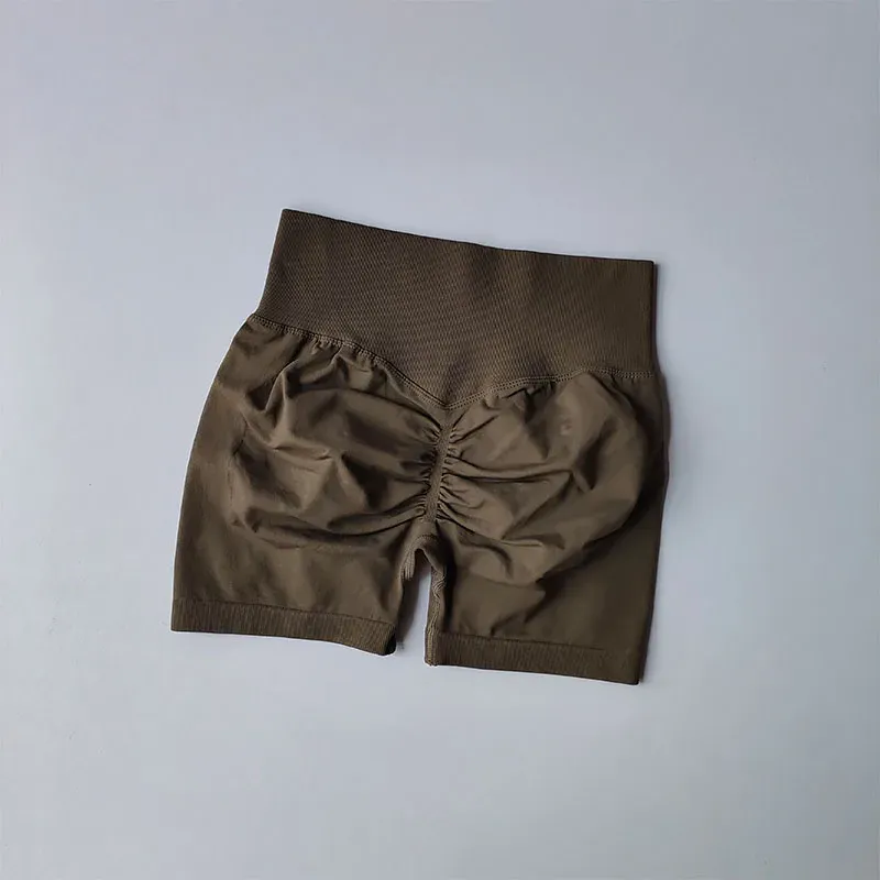 Women's High Waist Sports Shorts for Hip Lifting and Slimming - Tight Fitting, Quick Dry Running Pants showcase 9