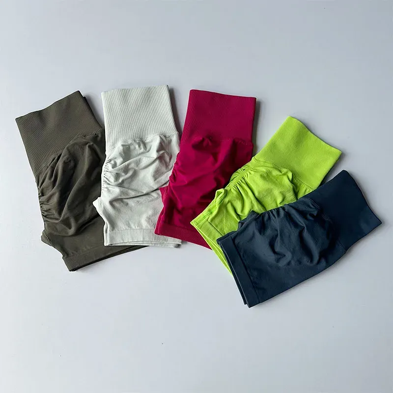Women's High Waist Sports Shorts for Hip Lifting and Slimming - Tight Fitting, Quick Dry Running Pants showcase 2