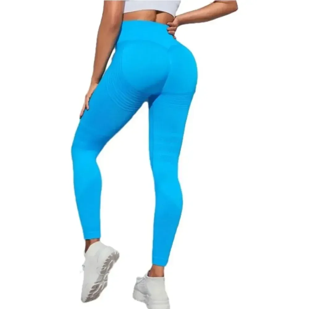 High Waisted 3D Cellulite Leggings for Women - Butt Lifting Tummy Control Yoga Pants for Gym Workout thumbnail 6
