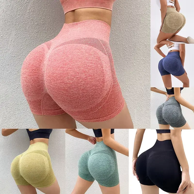 Women's High Waist Workout Shorts - Tummy Control Ruched Booty Lifting Yoga Pants for Fitness & Running showcase 1