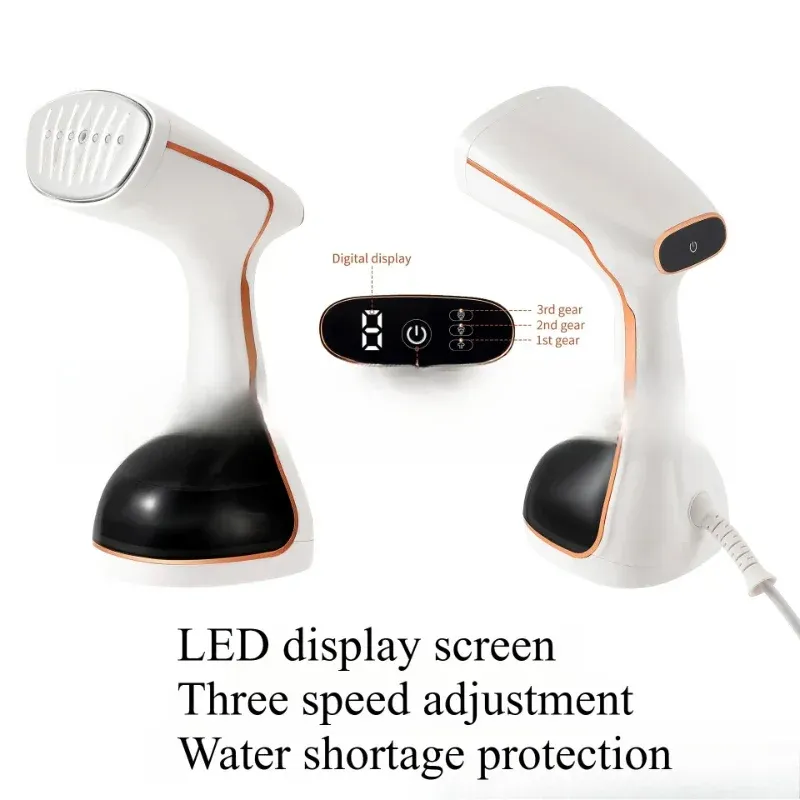 Portable Handheld Garment Steamer for Clothes - 1640W Electric Steam Iron with 320ml Tank, 25s Quick Heat, Stainless Steel Panel, 1.8m Cord - Ideal for Home & Travel - Image 4
