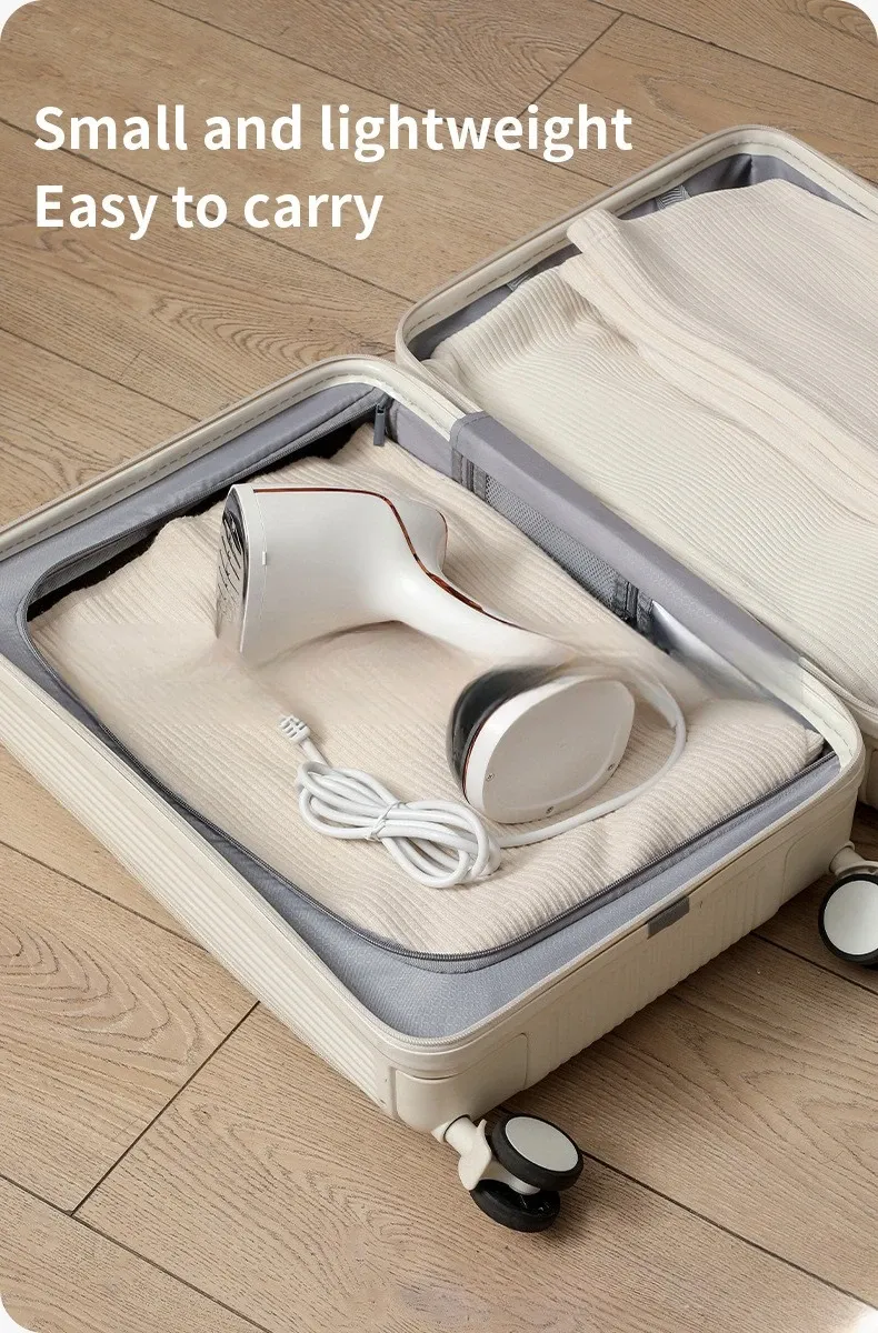 Portable Handheld Garment Steamer for Clothes - 1640W Electric Steam Iron with 320ml Tank, 25s Quick Heat, Stainless Steel Panel, 1.8m Cord - Ideal for Home & Travel showcase 11