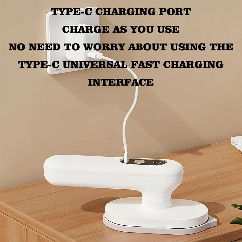 Portable Handheld Cordless Electric Iron for Travel & Home Use, Non-Steam with Water Spray Function to Remove Clothes Wrinkles showcase 3