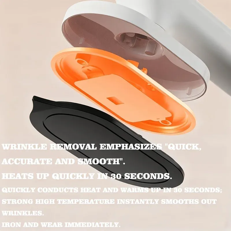 Portable Handheld Cordless Electric Iron for Travel & Home Use, Non-Steam with Water Spray Function to Remove Clothes Wrinkles showcase 6