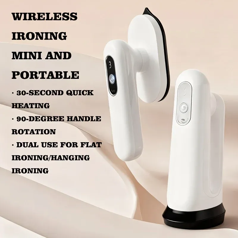 Portable Handheld Cordless Electric Iron for Travel & Home Use, Non-Steam with Water Spray Function to Remove Clothes Wrinkles showcase 1