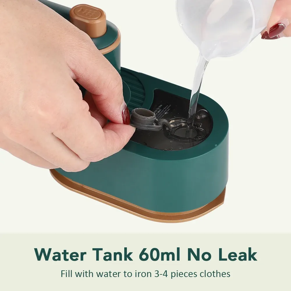 Portable Handheld Mini Steam Iron for Clothes - 40W Fast Heating Garment Steamer with 180°C Plate, 60ml Tank, Foldable Design for Travel & Home Use showcase 3