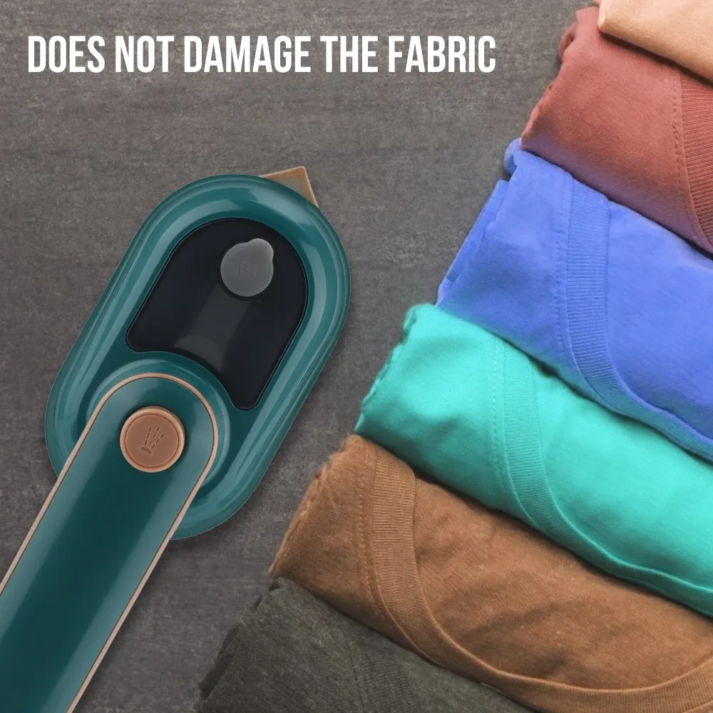 Portable Handheld Mini Steam Iron for Clothes - 40W Fast Heating Garment Steamer with 180°C Plate, 60ml Tank, Foldable Design for Travel & Home Use showcase 21