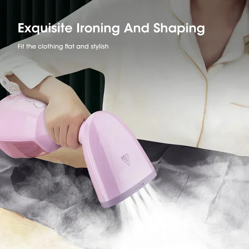 1500W Handheld Garment Steamer for Clothes - Portable 330ml Fabric Steam Iron Machine for Home & Travel Use, Quick Wrinkle Removal thumbnail 3