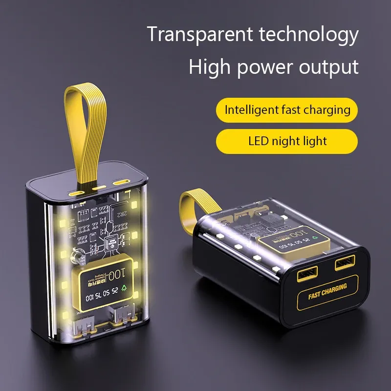 DIY 3x 18650 Power Bank Battery Charger Case with Dual USB Output, 5V 2A Fast Charging, LED Night Light - Portable External Battery Pack for Mobile Devices showcase 1