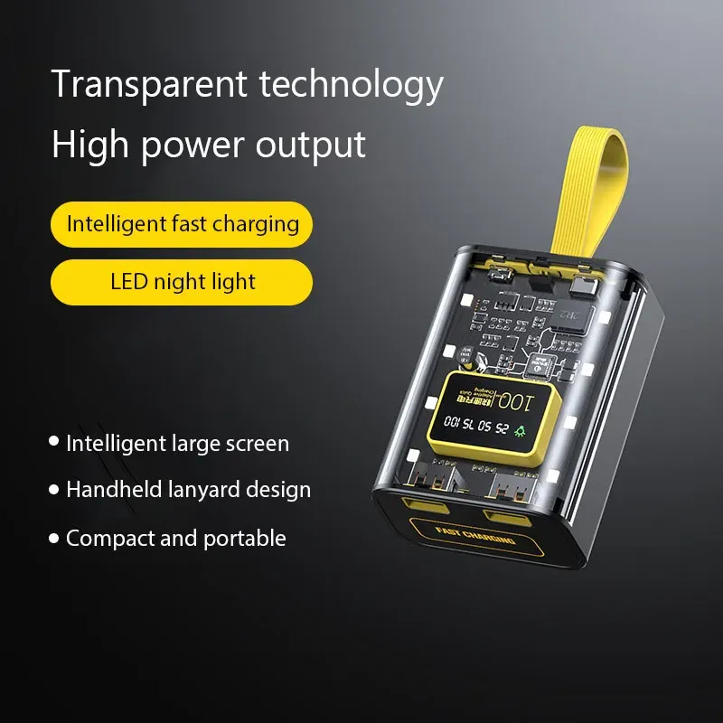 DIY 3x 18650 Power Bank Battery Charger Case with Dual USB Output, 5V 2A Fast Charging, LED Night Light - Portable External Battery Pack for Mobile Devices showcase 3