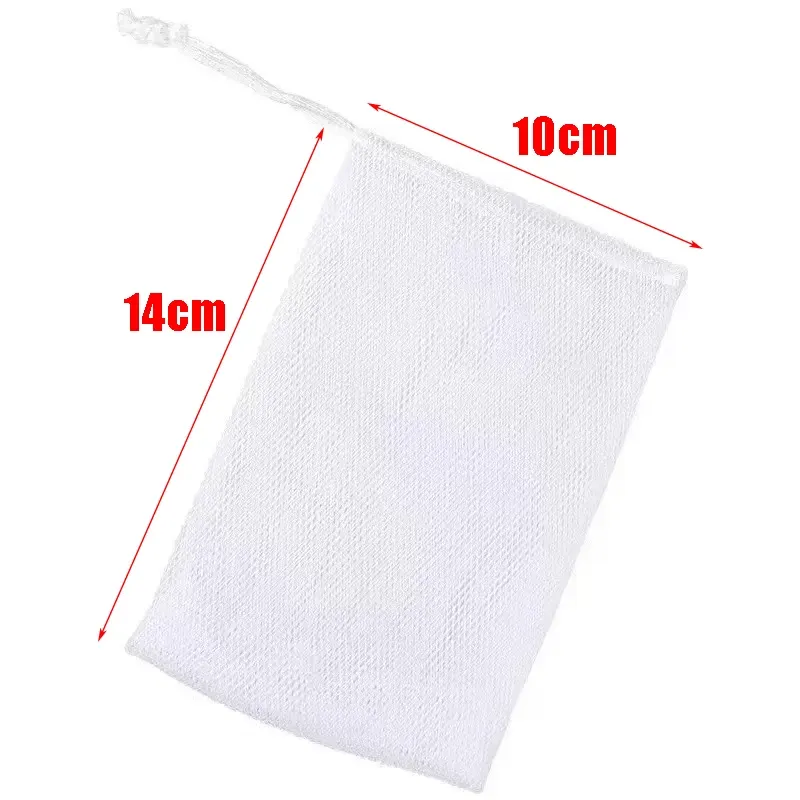 10PCS Hangable Soap Foaming Net Bag for Shower & Bathroom - Creates Rich Lather for Facial Cleanser & Body Wash - Gentle Exfoliation & Cleaning Tool for Home Use showcase 7