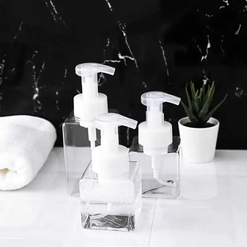 Foam Dispenser Bottle 2454 Mousse Foam Hand Sanitizer Press Type Facial Cleanser Sub-Bottling Container for Travel and Home Use thumbnail 2