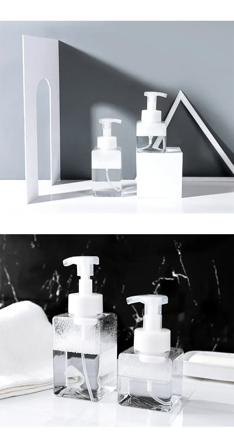 Foam Dispenser Bottle 2454 Mousse Foam Hand Sanitizer Press Type Facial Cleanser Sub-Bottling Container for Travel and Home Use showcase 10