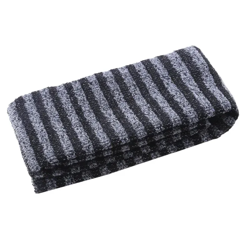 Extra Long Exfoliating Back Scrubber Washcloth for Men & Women - Silver-Ion Infused, Dual-Sided Foam Bath Towel for Deep Cleaning & Smooth Skin thumbnail 6
