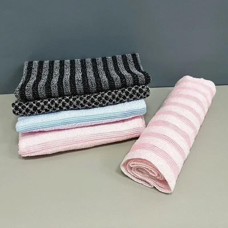Extra Long Exfoliating Back Scrubber Washcloth for Men & Women - Silver-Ion Infused, Dual-Sided Foam Bath Towel for Deep Cleaning & Smooth Skin showcase 10