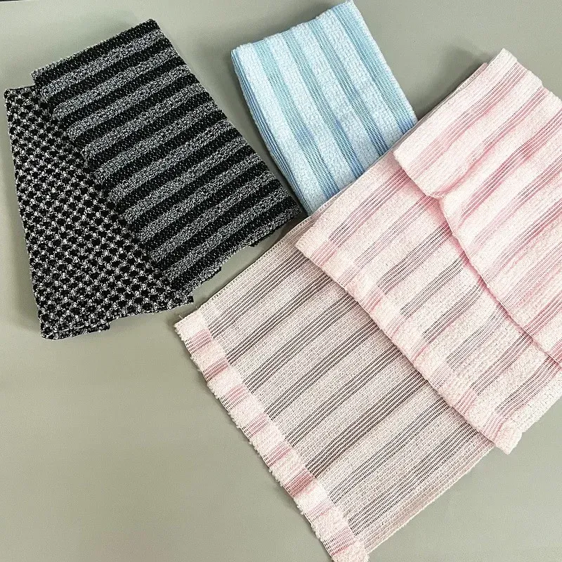 Extra Long Exfoliating Back Scrubber Washcloth for Men & Women - Silver-Ion Infused, Dual-Sided Foam Bath Towel for Deep Cleaning & Smooth Skin showcase 11