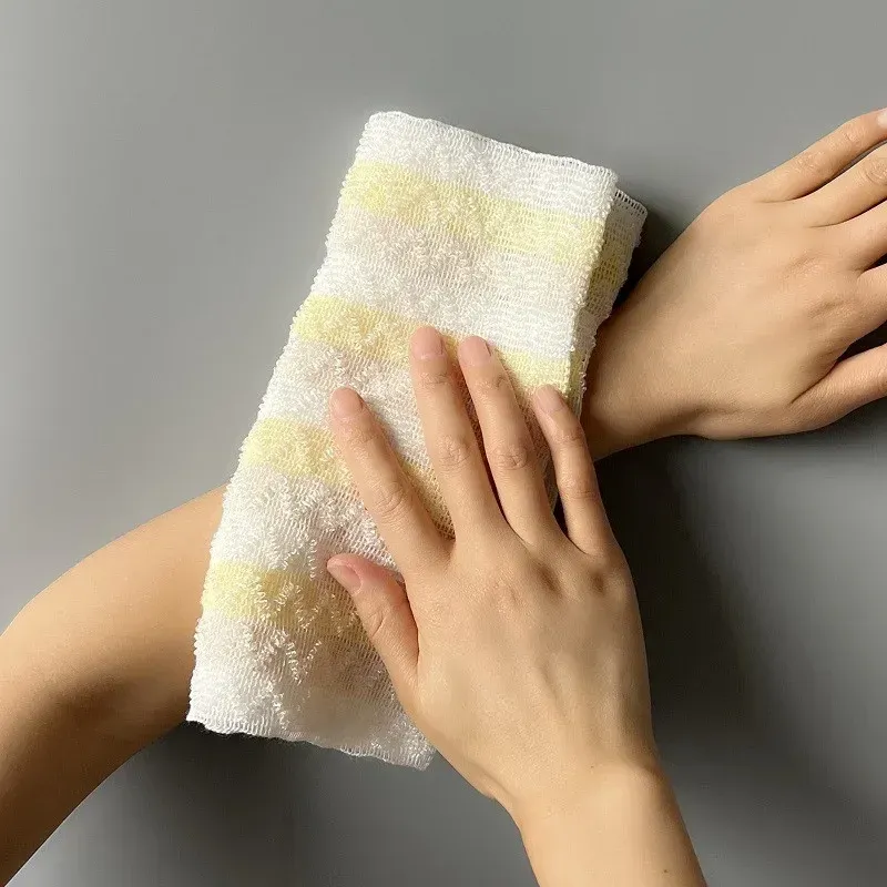 Extra Long Exfoliating Back Scrubber Washcloth for Men & Women - Silver-Ion Infused, Dual-Sided Foam Bath Towel for Deep Cleaning & Smooth Skin showcase 8