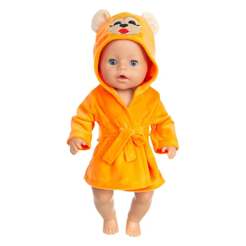 18 Inch Doll Bathrobe Pajama Set - Sleepwear Accessories for American Girl Dolls & Reborn Babies - Perfect Birthday Gift for Girls showcase 3