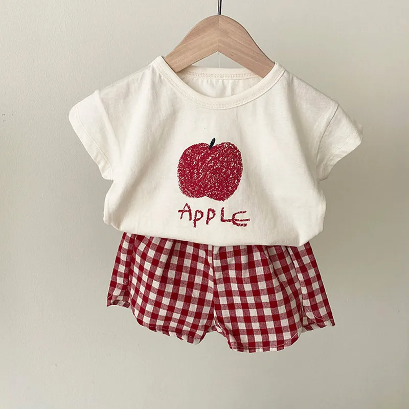 Summer Baby Pajama Set Cotton Toddler Sleeveless Nightwear Kids Cartoon Print Sleepwear for Boys Girls showcase 7