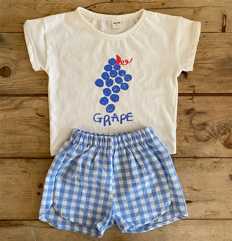 Summer Baby Pajama Set Cotton Toddler Sleeveless Nightwear Kids Cartoon Print Sleepwear for Boys Girls showcase 15