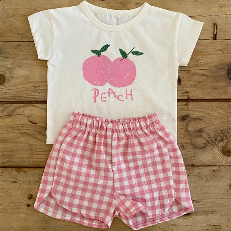 Summer Baby Pajama Set Cotton Toddler Sleeveless Nightwear Kids Cartoon Print Sleepwear for Boys Girls showcase 6
