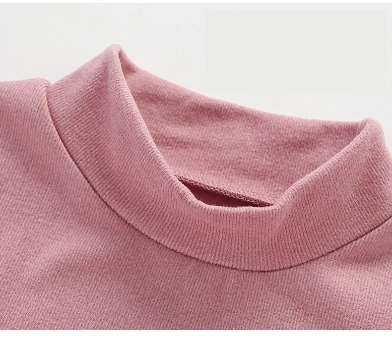 Kids Thermal Underwear Set for Girls & Boys, Autumn Winter Warm Pajamas, Candy Colors Sleepwear, Long Sleeve Tops & Pants for Ages 3-14 Years showcase 20