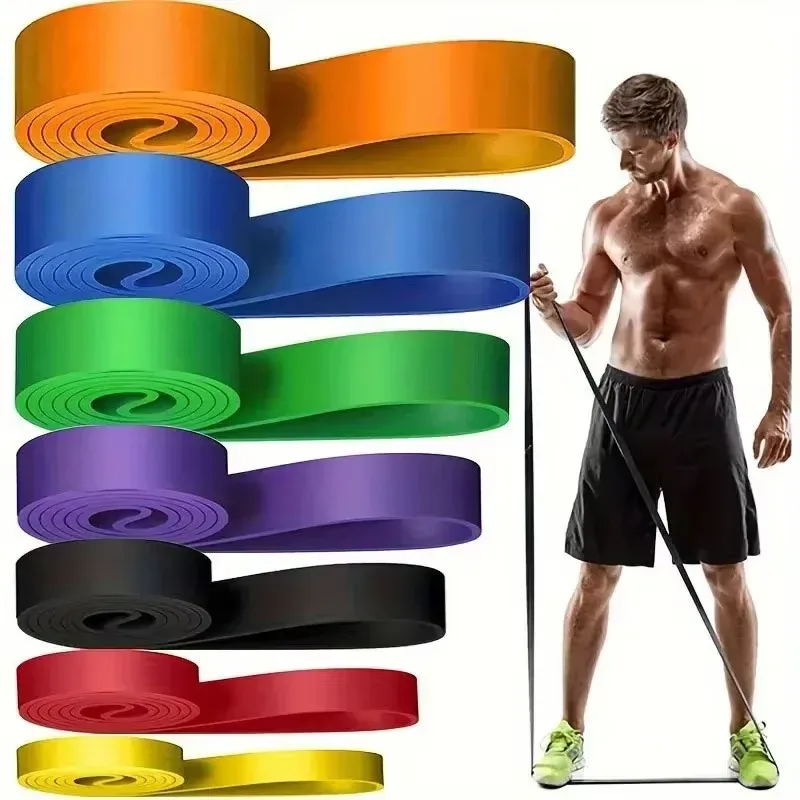 Heavy Tension TPE Resistance Band Set - Stackable, Anti-Snap for Home Gym, Muscle Strength Training, Body Stretching, Yoga & Fitness showcase 6