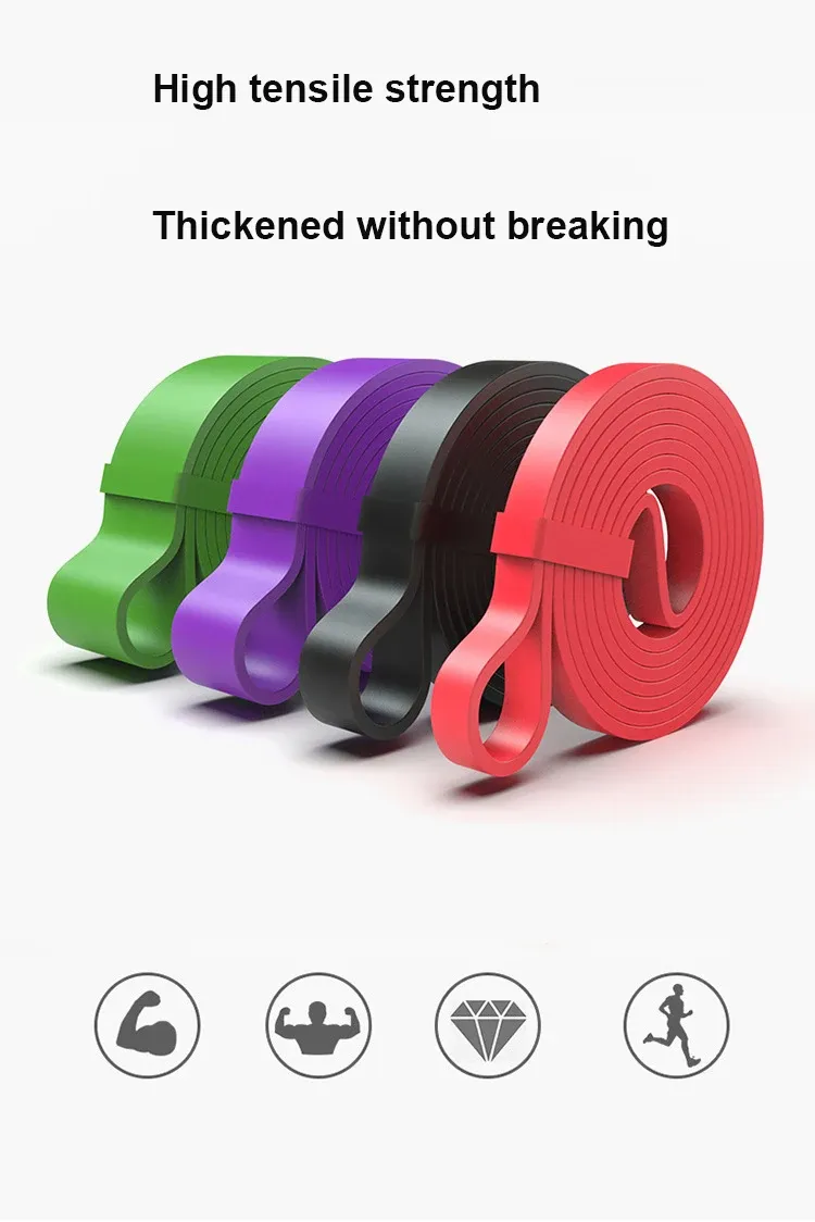 Premium Natural Latex Resistance Bands Set for Fitness, Pull-Up Assistance, Strength Training & Physical Therapy - Versatile Workout Equipment for Home & Gym showcase 1