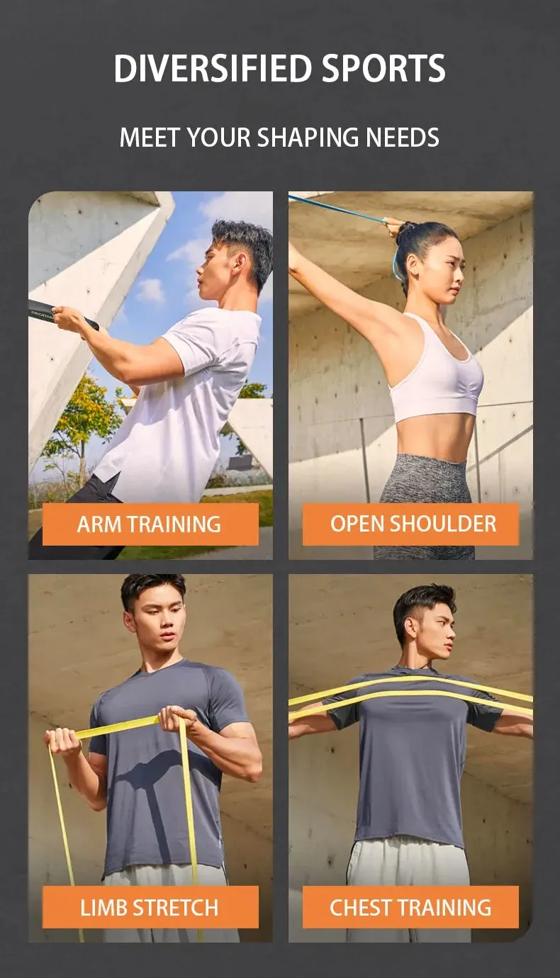 Premium Natural Latex Resistance Bands Set for Fitness, Pull-Up Assistance, Strength Training & Physical Therapy - Versatile Workout Equipment for Home & Gym showcase 8