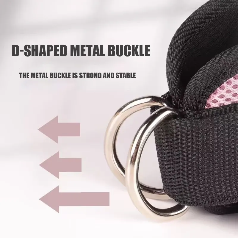 Ankle Straps Resistance Bands Set for Fitness Workouts - Portable Exercise Equipment for Glute Strength, Yoga, and Gym Training - Adjustable for Men and Women thumbnail 4