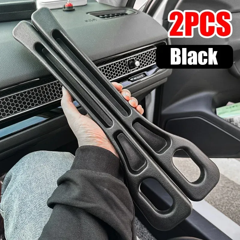 Universal Black Car Seat Gap Filler & Organizer - Leak-Proof Side Seam Plug Strip with Phone Holder Pouch for All Car Models thumbnail 6