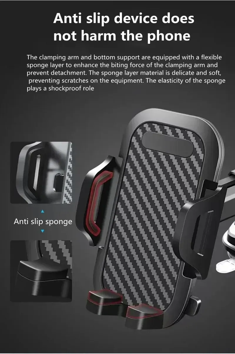 360° Rotatable Car Phone Mount Holder - Universal Windshield Suction Cup & Air Vent Stand for All Cellphones - Secure Stable Grip for Drivers showcase 7