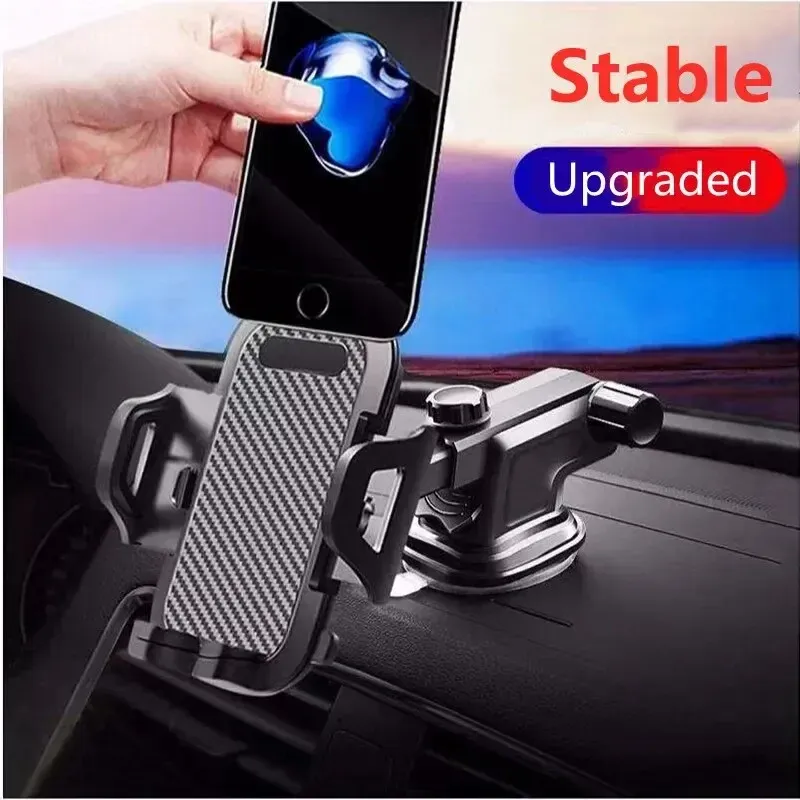 360° Rotatable Car Phone Mount Holder - Universal Windshield Suction Cup & Air Vent Stand for All Cellphones - Secure Stable Grip for Drivers showcase 3